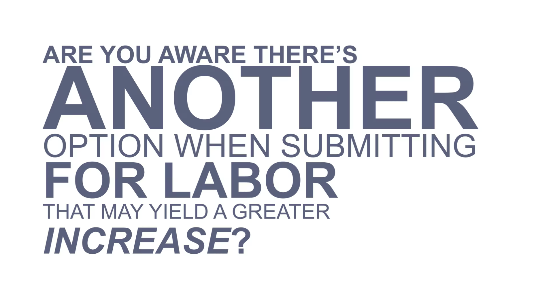 The start of the Armatus Dealer Uplift video which shows wording that asks: Are you are aware there’s another option when submitting for labor that may yield a greater increase?